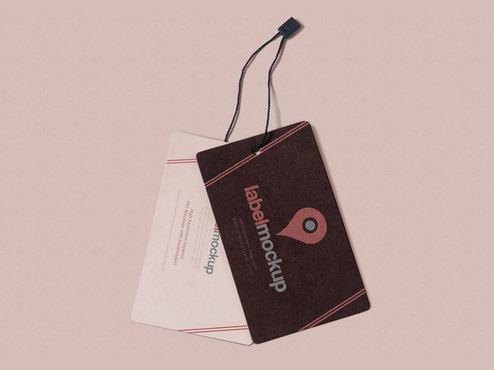 Apparel Label Mockup And Tag Mockup