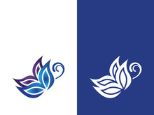 Beauty butterfly vector icon design