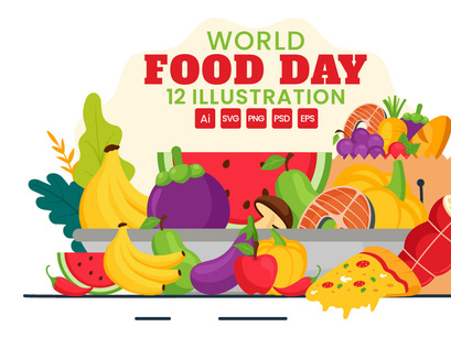 12 World Food Day Illustration