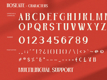 Roseate - Serif Font