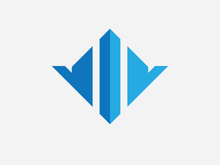 Buildings real estate logo vector