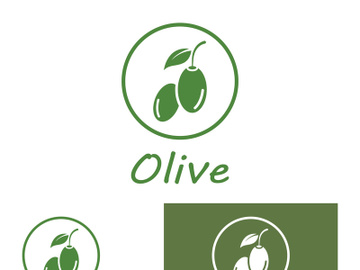 Olive fruit logo design. preview picture