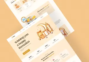 Gift Shop - Landing Page Design 🎁