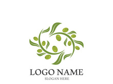 Extra virgin olive oil logo icon design vector illustration