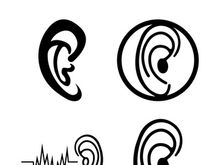 Hearing logo template vector icon design