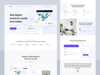 Digital Product Market: Landing Page 🥺
