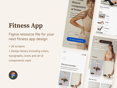 Fitness App UI Kit
