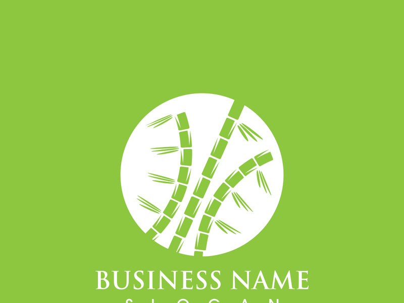 Bamboo Logo Template vector icon