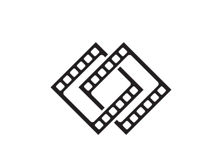 Abstract film icon illustration template