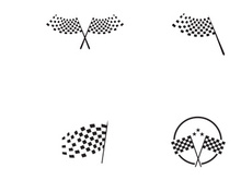 Racing flag logo