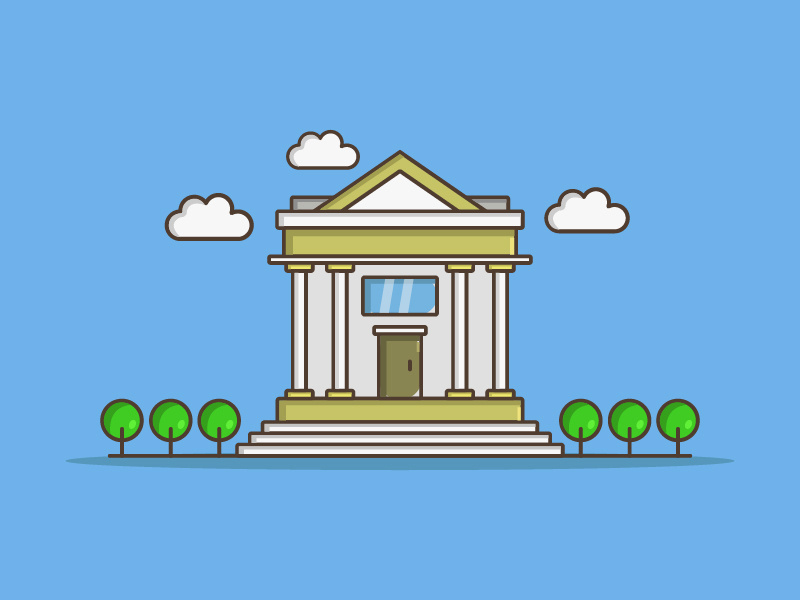 Bank illustrated
