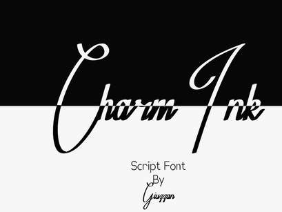 Charm Ink - Script Font
