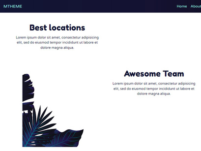 Mtheme-Nature Simple Modern Bootstrap Landing Page Template