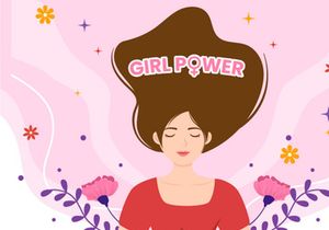 11 Girl Power Vector Illustration