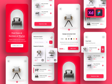 Furniture Store App Design preview picture