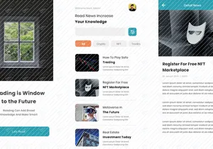 Moco - News Design Mobile App