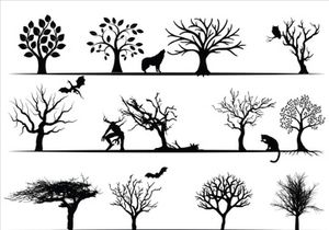 Trees Silhouettes Collection