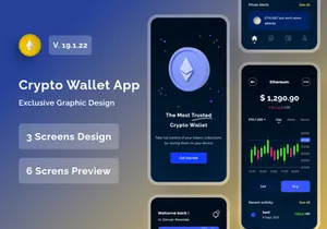 Crypto Wallet App Design