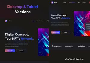 Nefthi - NFT Website UI Kit