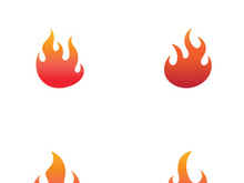 Fireball logo design with modern concept