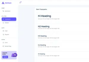 MatDash Free VueJs Admin Dashboard Template