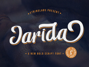 Jarida - Bold Script Font preview picture