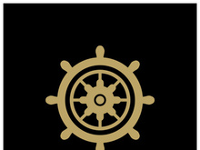 The cruise logo,ship steering logo, boat, yacht, rope, maritime, anchor. Logo for business, sailor, sailing, tourism