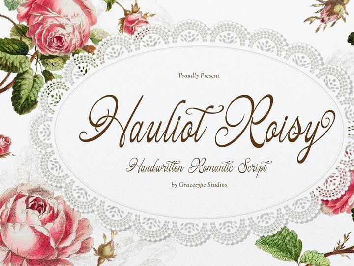 Hauliot Roisy | Handwritten Romantic Font