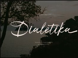 Dialetika | Handwritten Script preview picture