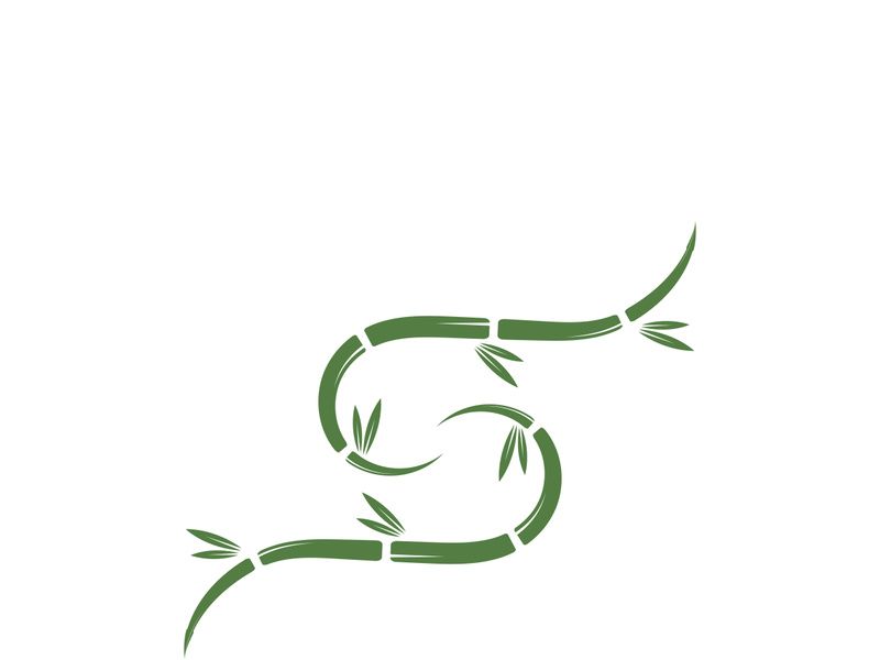 Bamboo Logo Template vector icon