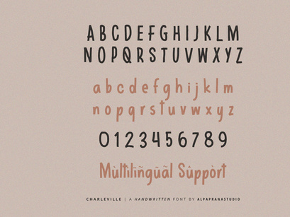 Charleville - Handwritten Font