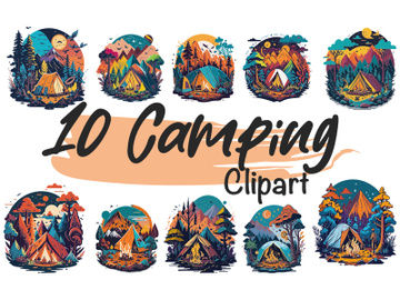 Camping clipart preview picture