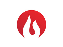 Fire Flame Logo design vector template