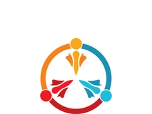 Community logo business template and icon people vector