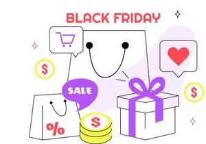 6 Black Friday Illustration