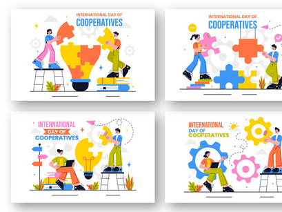 10 International Day of Cooperatives Illustration