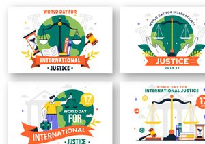 10 World Day for International Justice Illustration