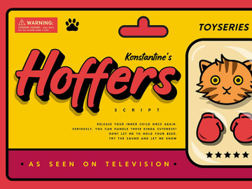 Hoffers Playful Display Font - [Personal Use] preview picture