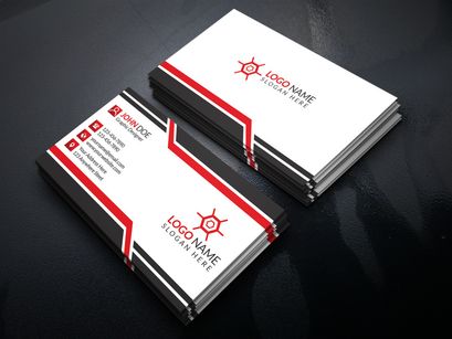 Clean And Minimal Business Card Design Template