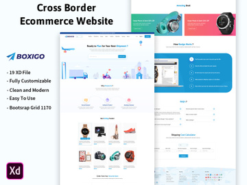 Boxigo - Cross Border Ecommerce Website preview picture