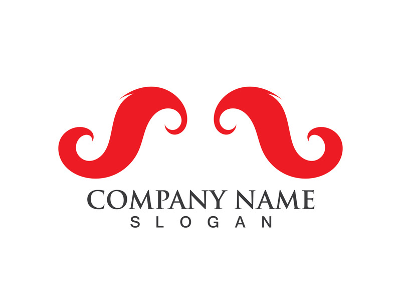 Devil horn vector icon logo design illustration template