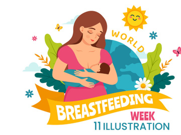 11 World Breastfeeding Week Illustration preview picture