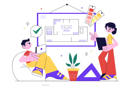 10 Interior Designer Illustration