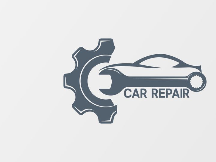 Creative Car Repair Logo Template.