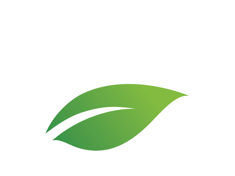 Logos of green Tree leaf ecology