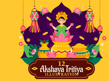 12 Akshaya Tritiya Festival Illustration preview picture