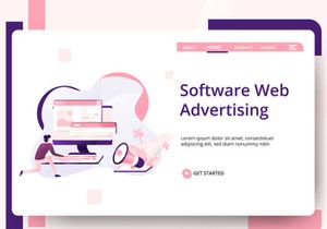 Media Advertising sets Illustration vol 1