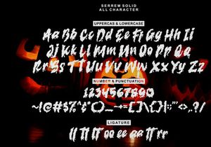 Serrem Spooky Two Style Font