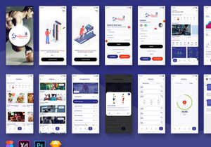 Stadeum-Fitness Mobile App UI Kit