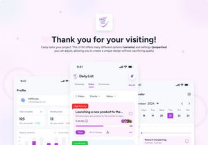 DailyList - To-Do List App UI Kit